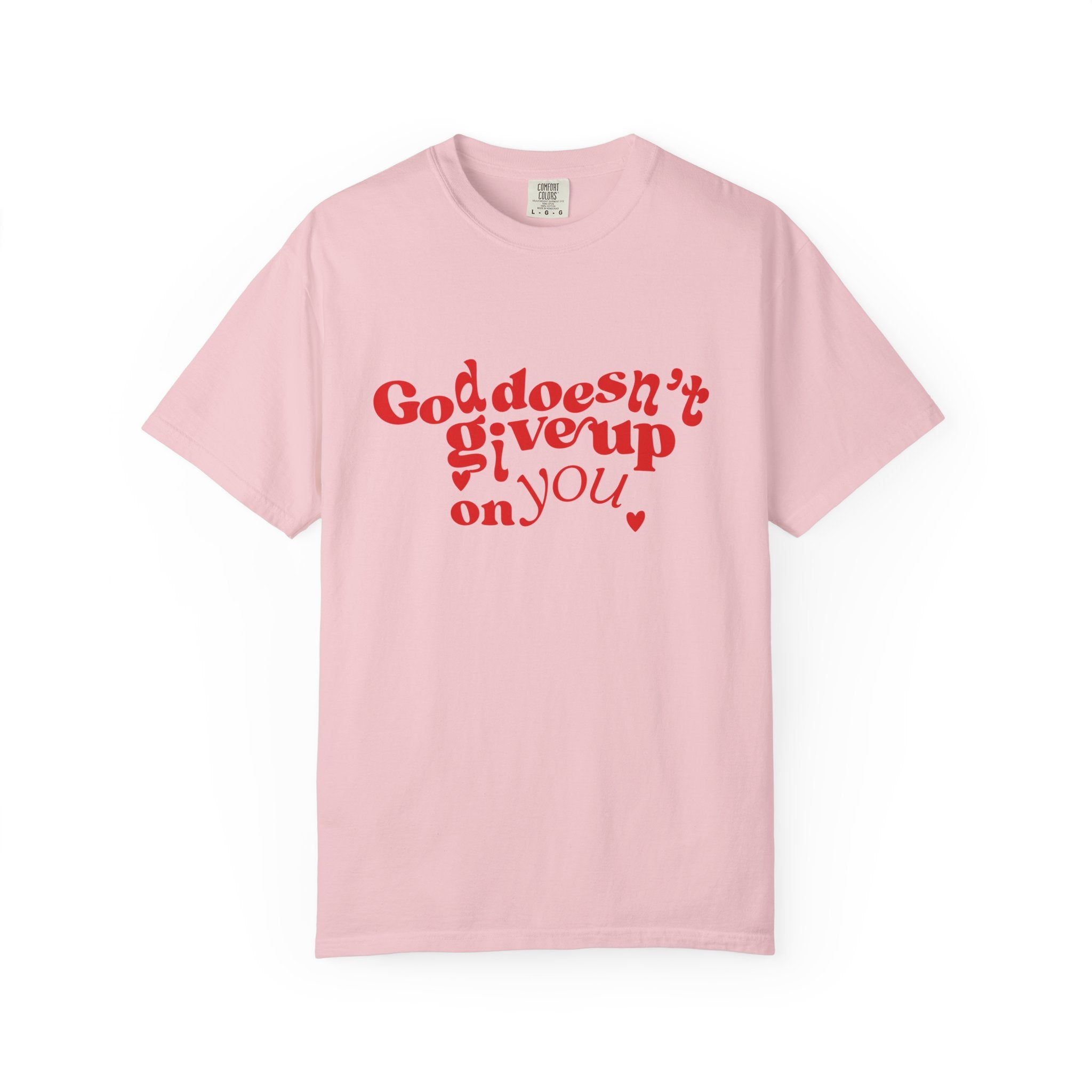God Doesn’t Give Up Heavyweight Tee