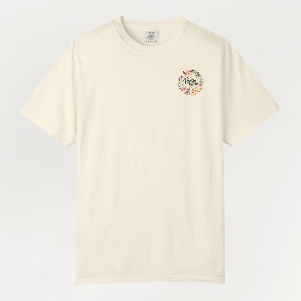 Be Still and Know Floral Heavyweight Tee