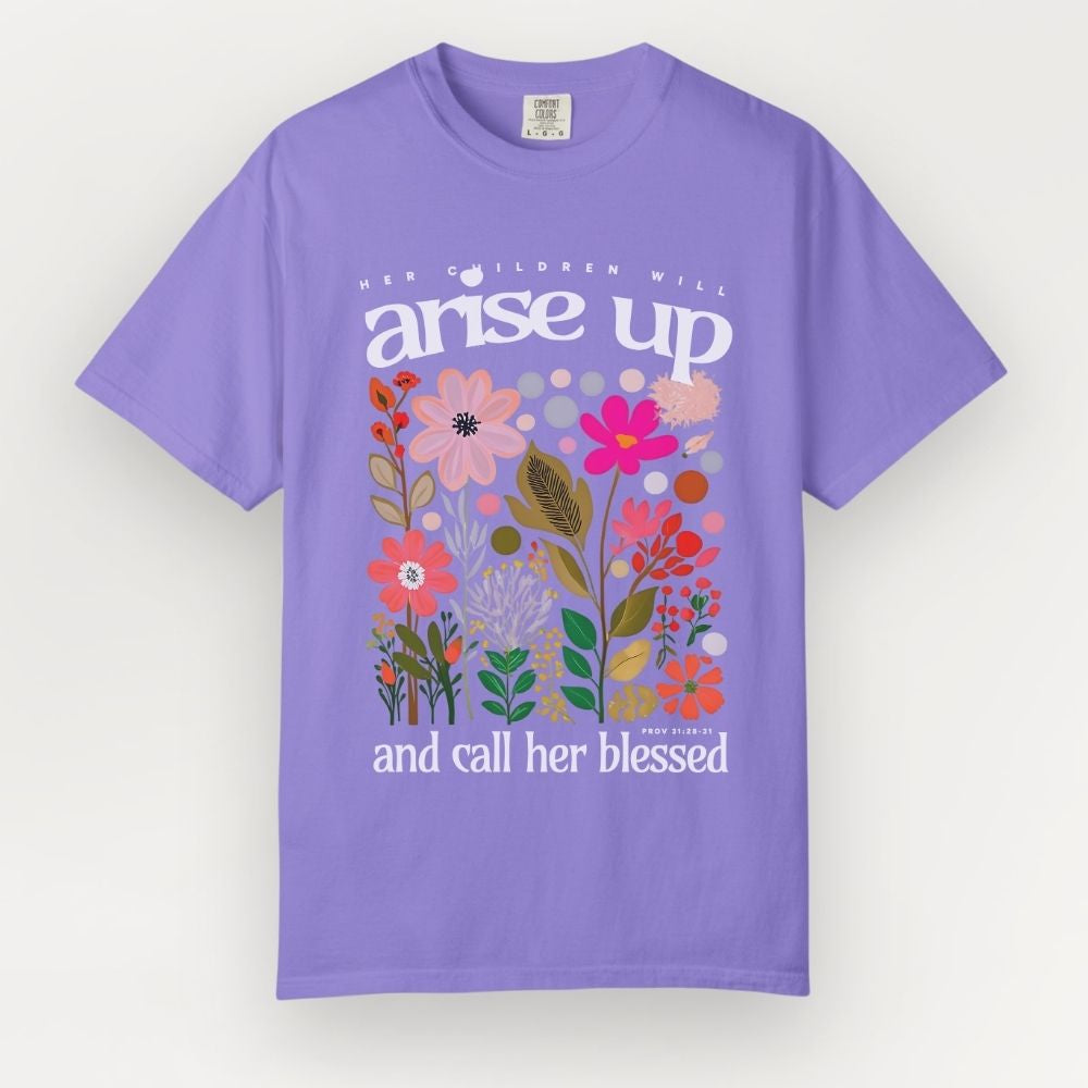 Arise and Call Her Blessed Heavyweight Tee