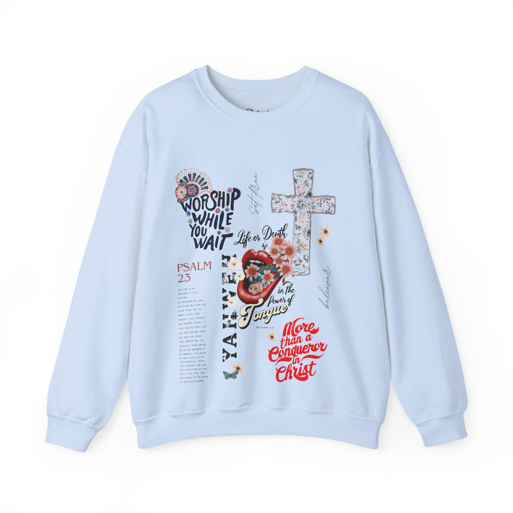 Worship While You Wait Unisex Sweatshirt