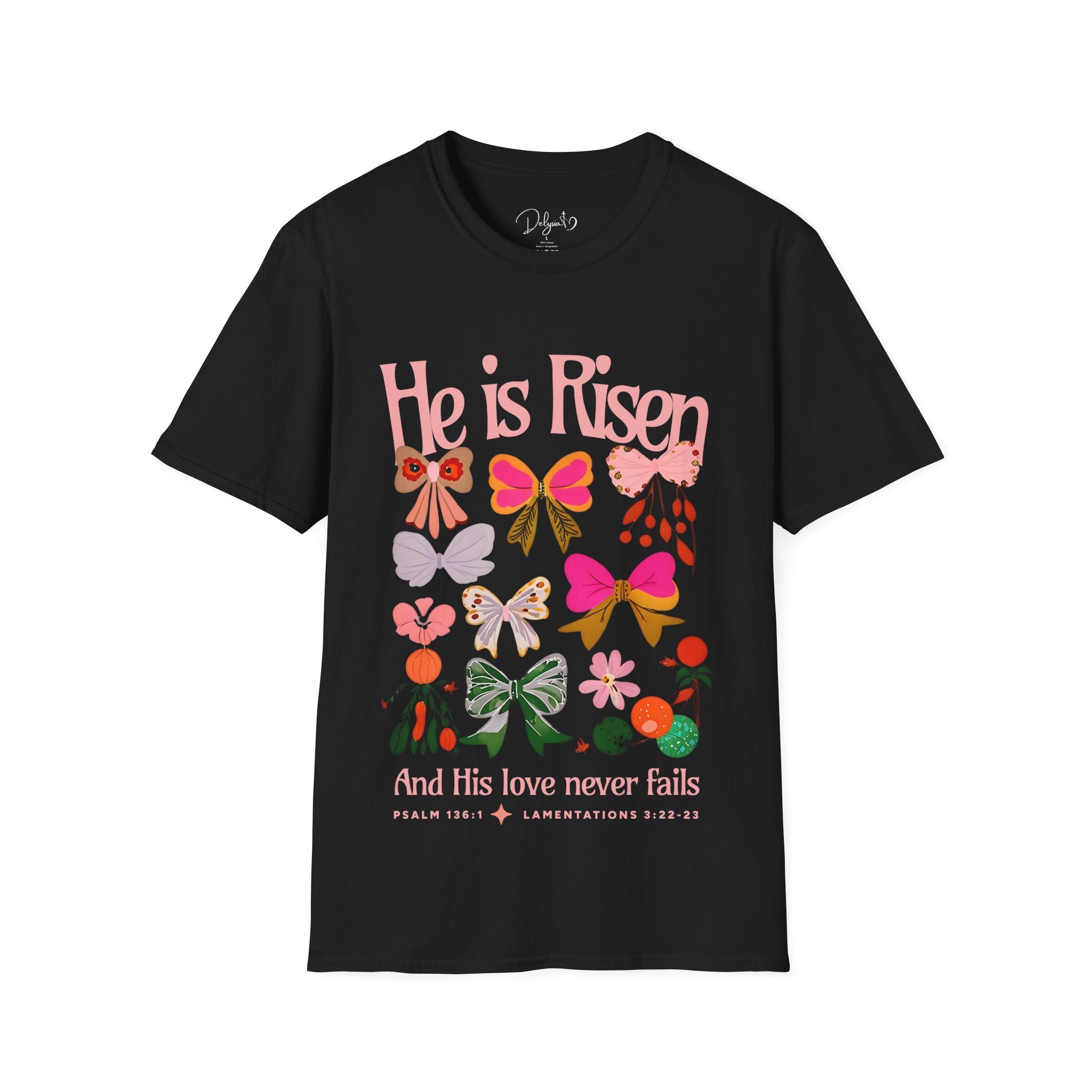 He Is Risen Bows Unisex Tee
