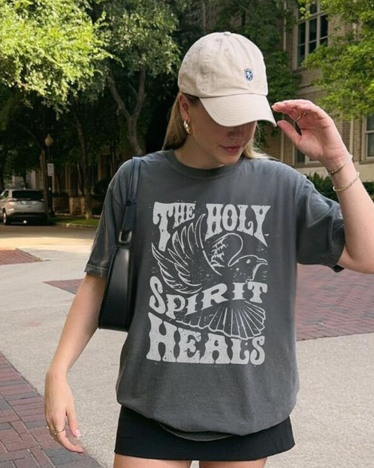 The Holy Spirit Heals Premium Tee