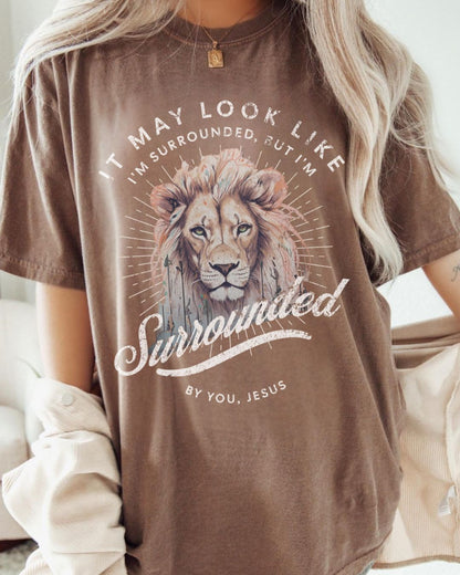 Surrounded By You Lion Premium Tee
