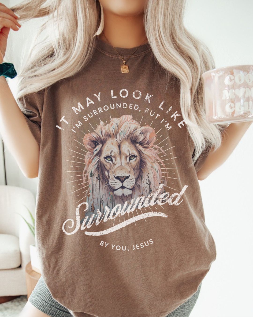 Surrounded By You Lion Premium Tee