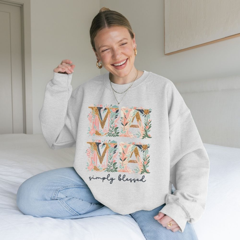 Mama "Simply Blessed" Unisex Sweatshirt